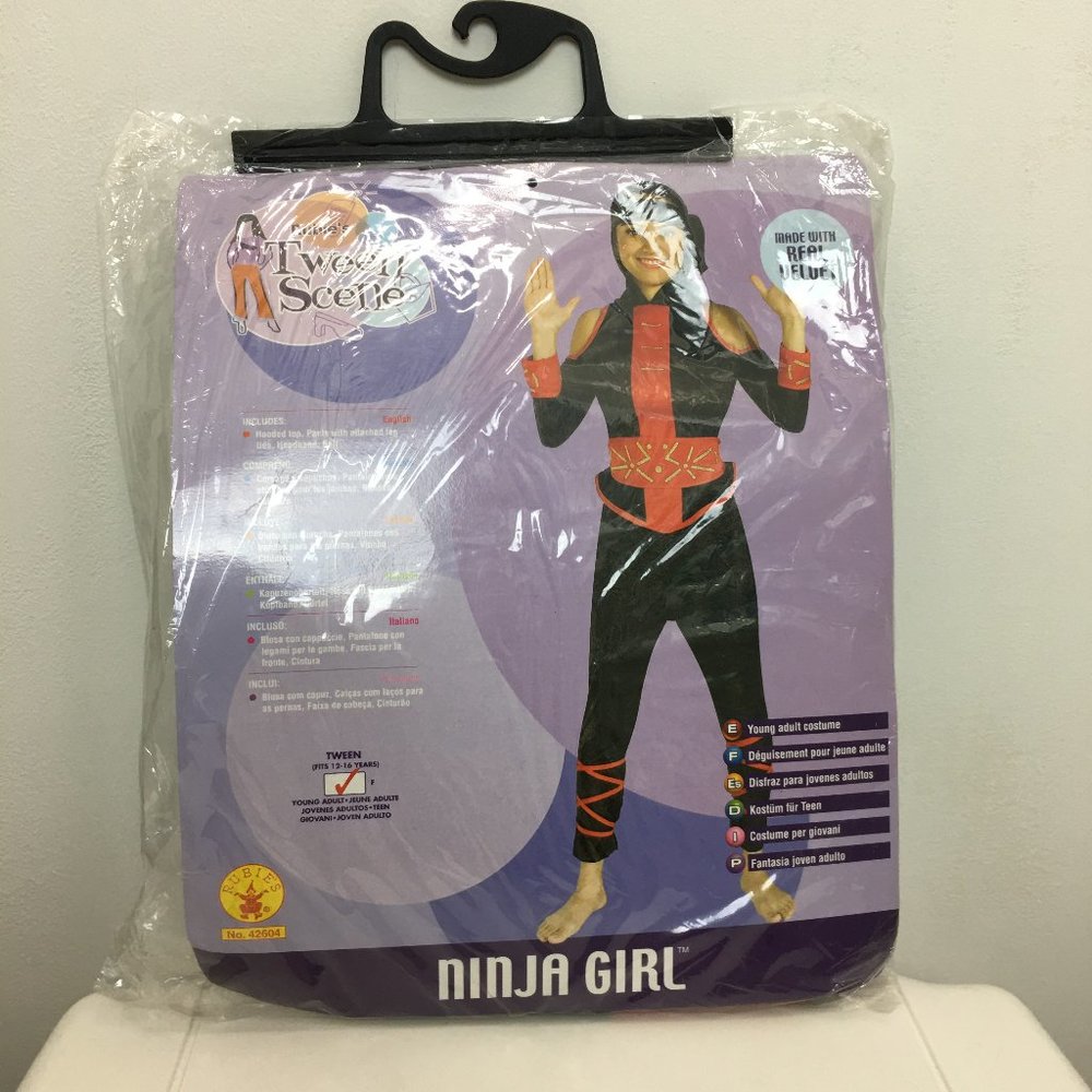 NEW Ninja Girl Tween Halloween Costume